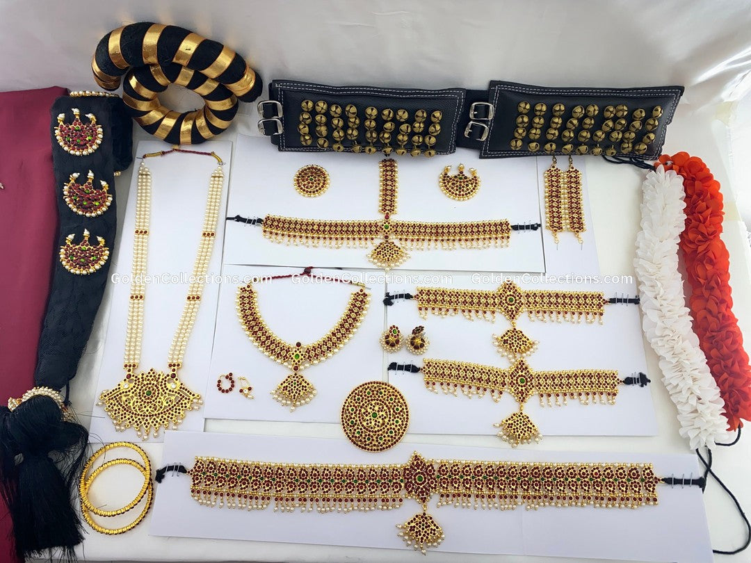 Buy Bharatanatyam Jewellery Set Goldencollections Golden Collections