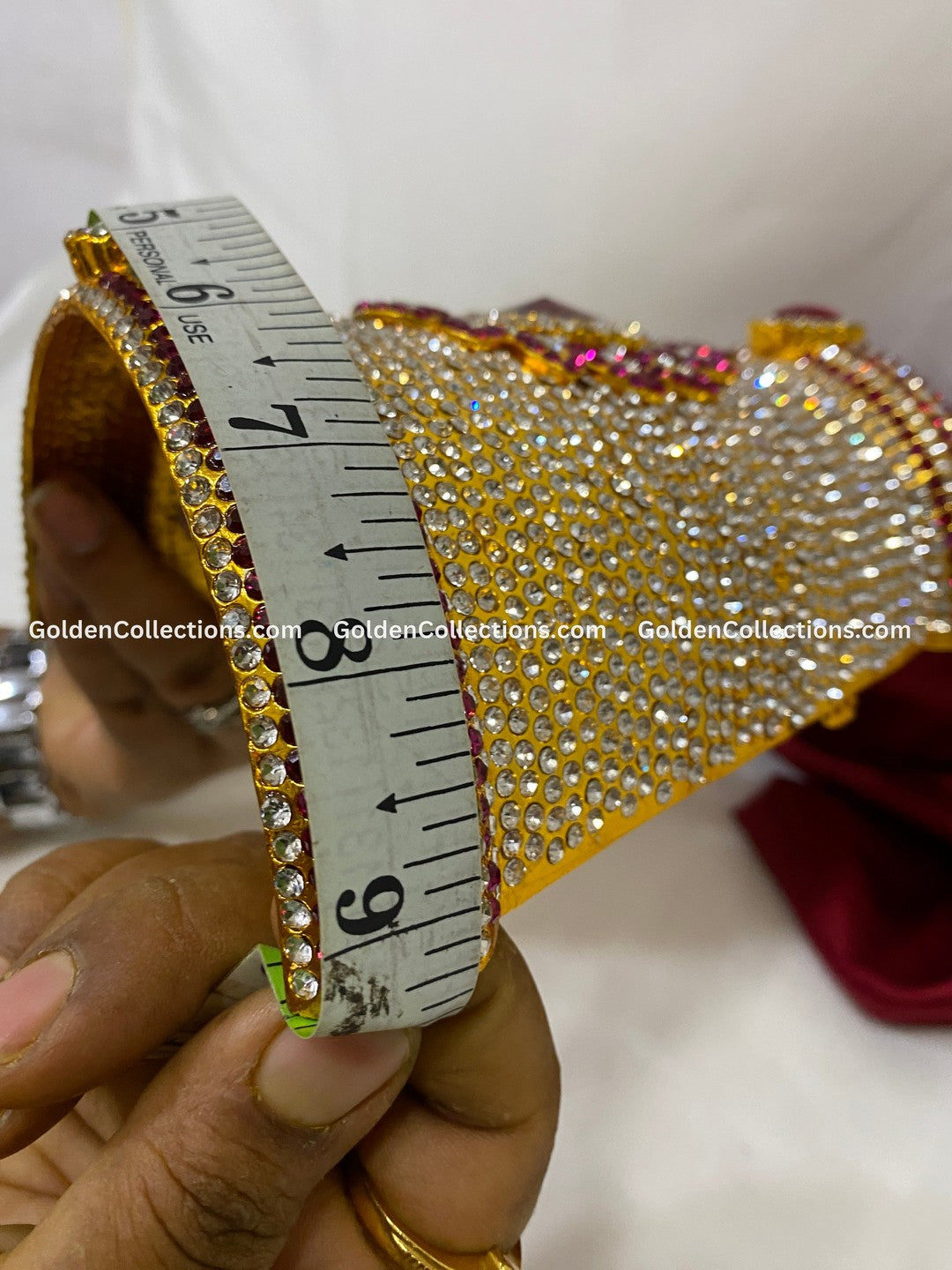 Traditional Mukut Kireedam for Deity - GoldenCollections DGC-036 3