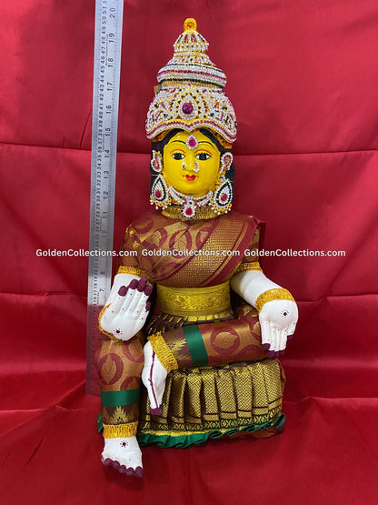 Traditional Varalakshmi Vratham Doll with Jewellery | Goldencollections