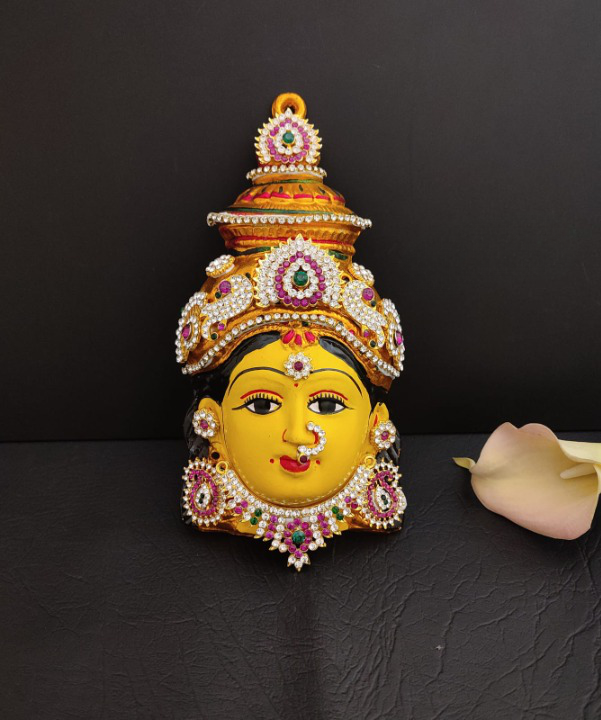 Vibrant Doll Face for Varalakshmi Pooja - Add Vibrancy to Your Festive Celebrations