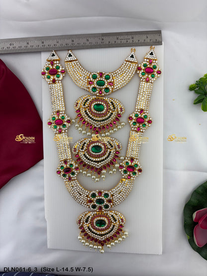 Amman Deity Decorative Long Haram Goldencollections Size: 14.5 X 7.5, Color: Multi, Style: 2 Step Image 3