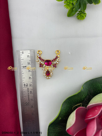 Amman Short Haram Goldencollections Size: 1.5 X 1, Color: Pink, Style: 1 Step Image 2