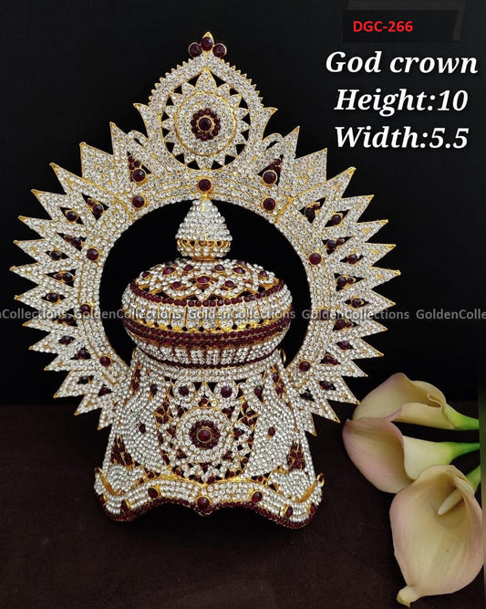 Ammavari Kiritam Sacred Crowns For Deities - Goldencollections DGC-266