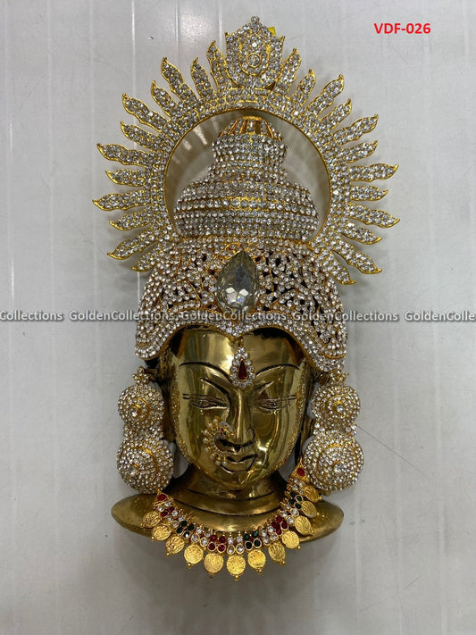 Ammavaru Brass Face Decoration For Varalakshmi Vratham Pooja