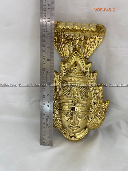 Ammavaru Brass Face with Snake Kireetam Deity Decoration VDF-045 2