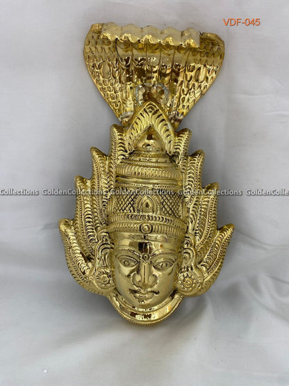 Ammavaru Brass Face with Snake Kireetam Deity Decoration VDF-045