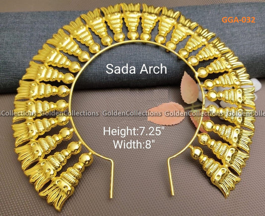 Arch Of Hindu Goddess Crown Decoration - Goldencollections GGA-032