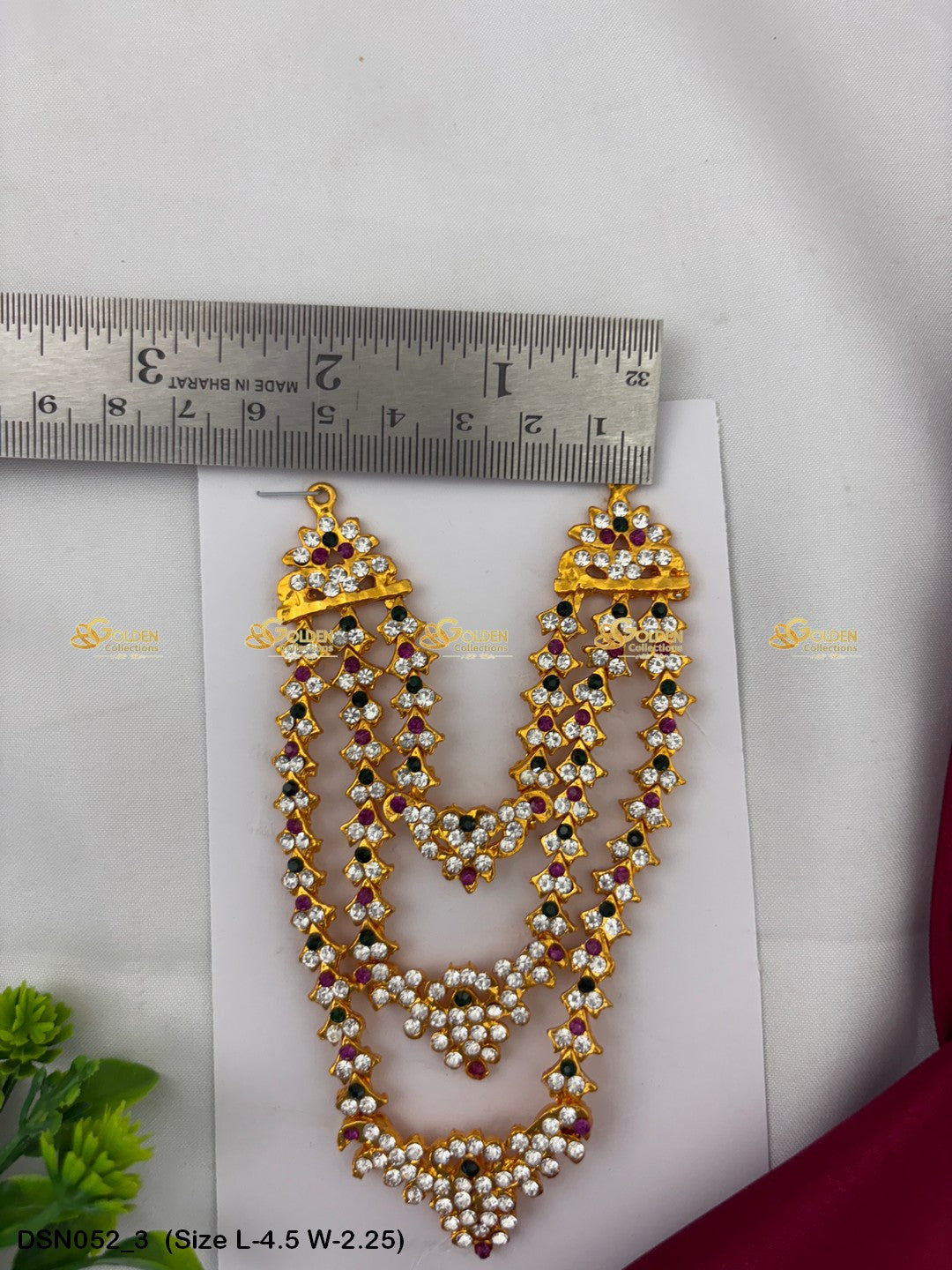 Artistic Deity Jewelry Collection Goldencollections Size: 4.5 X 2.25, Color: Multi, Style: 3 Step Image 3