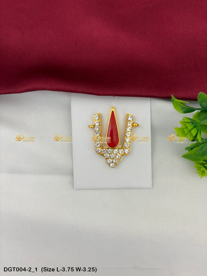 Balaji Namam Goldencollections Size: 3.75 x 3.25, Color: Multi, Style: Balaji Namam Image 1