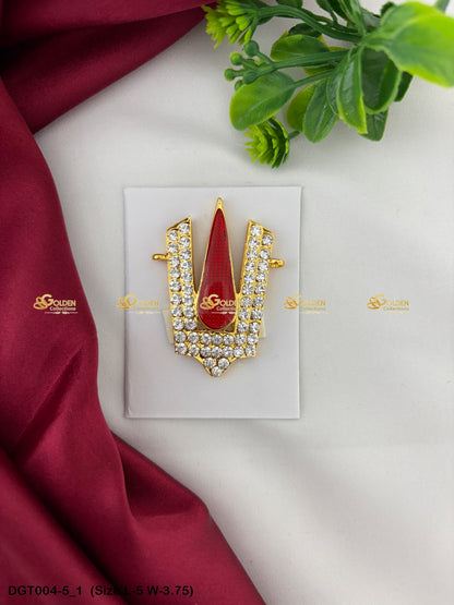 Balaji Namam Goldencollections Size: 5 x 3.75, Color: Multi, Style: Balaji Namam Image 1