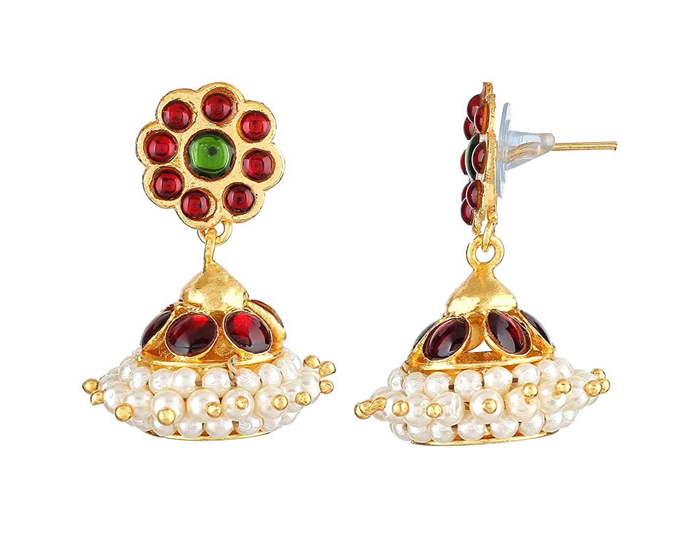 Bharatanatyam Earrings Jewellery Set for Kids - Little Radha Krishna