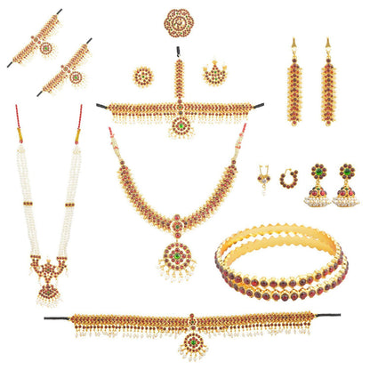 Bharatanatyam Jewellery Set for Kids - Little Gopika Radha