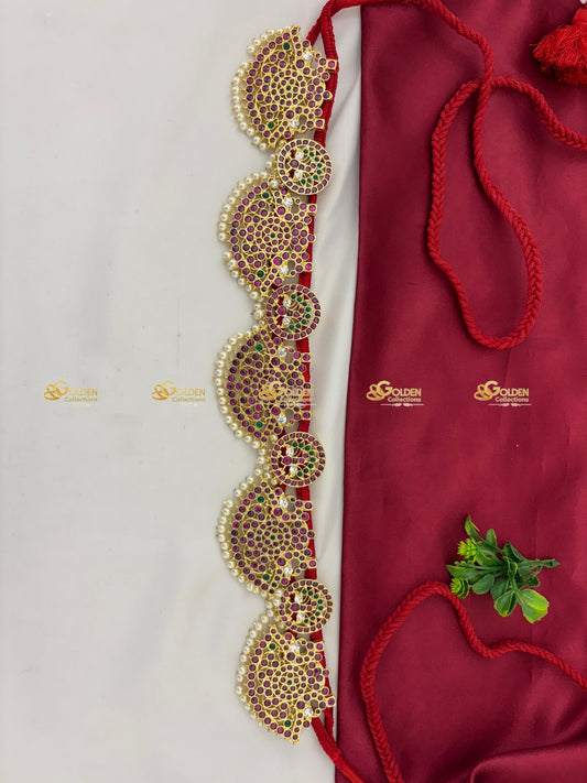 Bharatanatyam Vaddanam Oddiyanam Waist Belt - GoldenCollections BBW-001