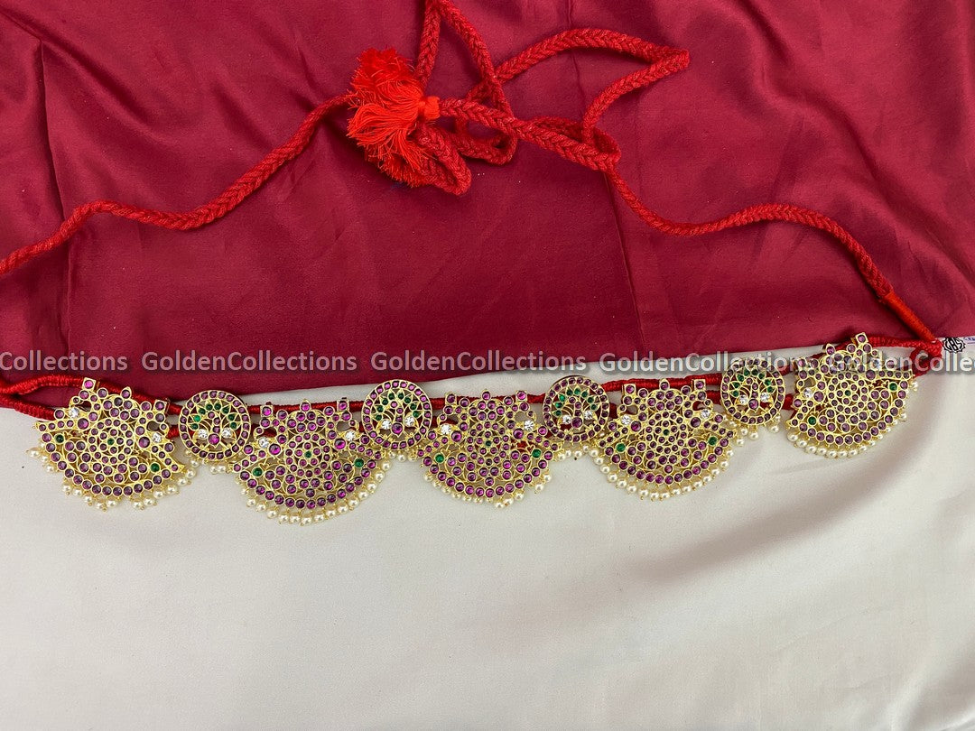 Bharatanatyam Vaddanam Oddiyanam Waist Belt - GoldenCollections BBW-001 2