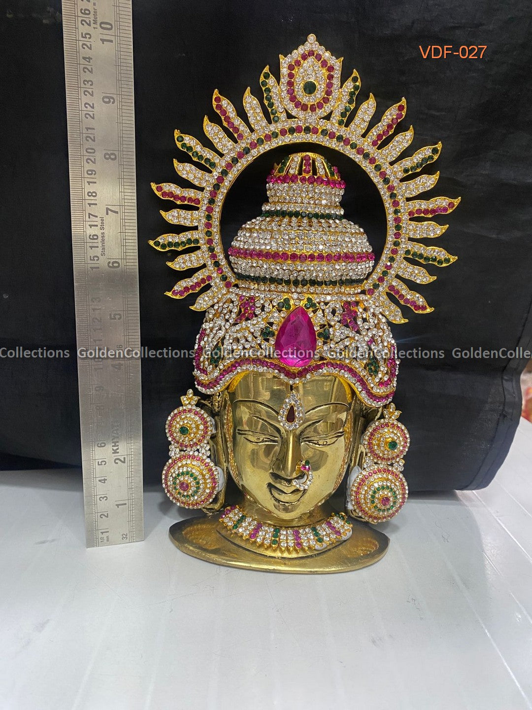 Brass Varalakshmi Face Sravana masam Varamahalakshmi Vratham 3