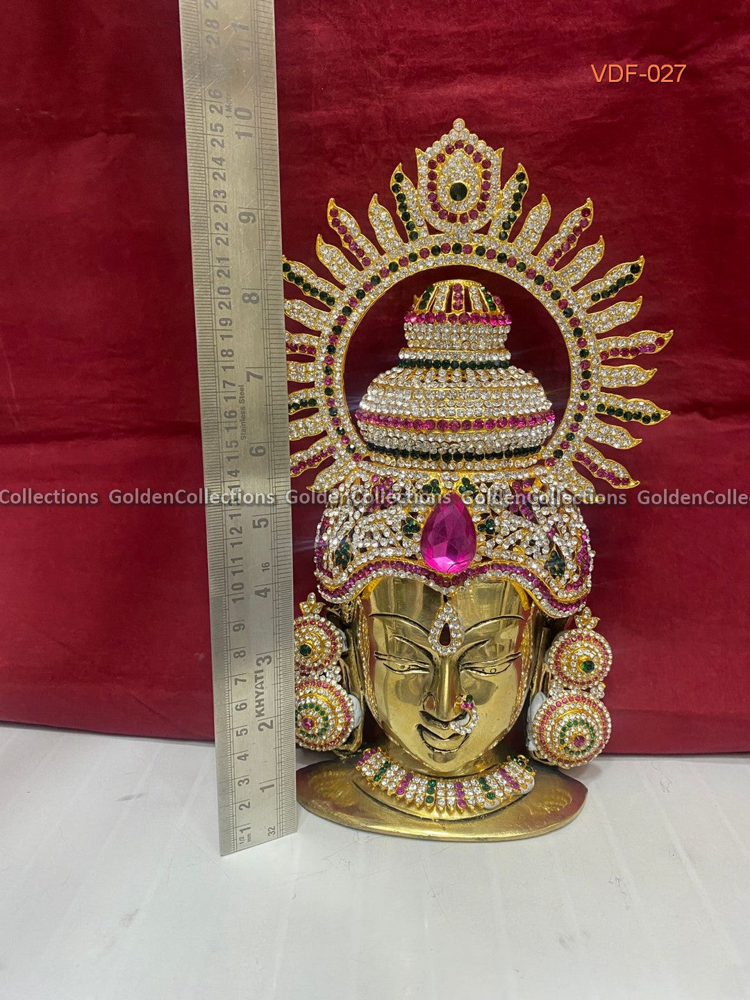 Brass Varalakshmi Face Sravana masam Varamahalakshmi Vratham 4