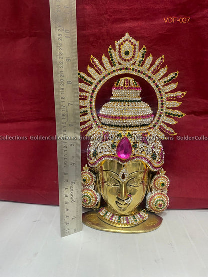 Brass Varalakshmi Face Sravana masam Varamahalakshmi Vratham 4