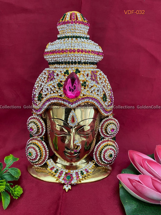 Decorative Brass Face Full Jewelry for Varalakshmi Vratham VDF-032