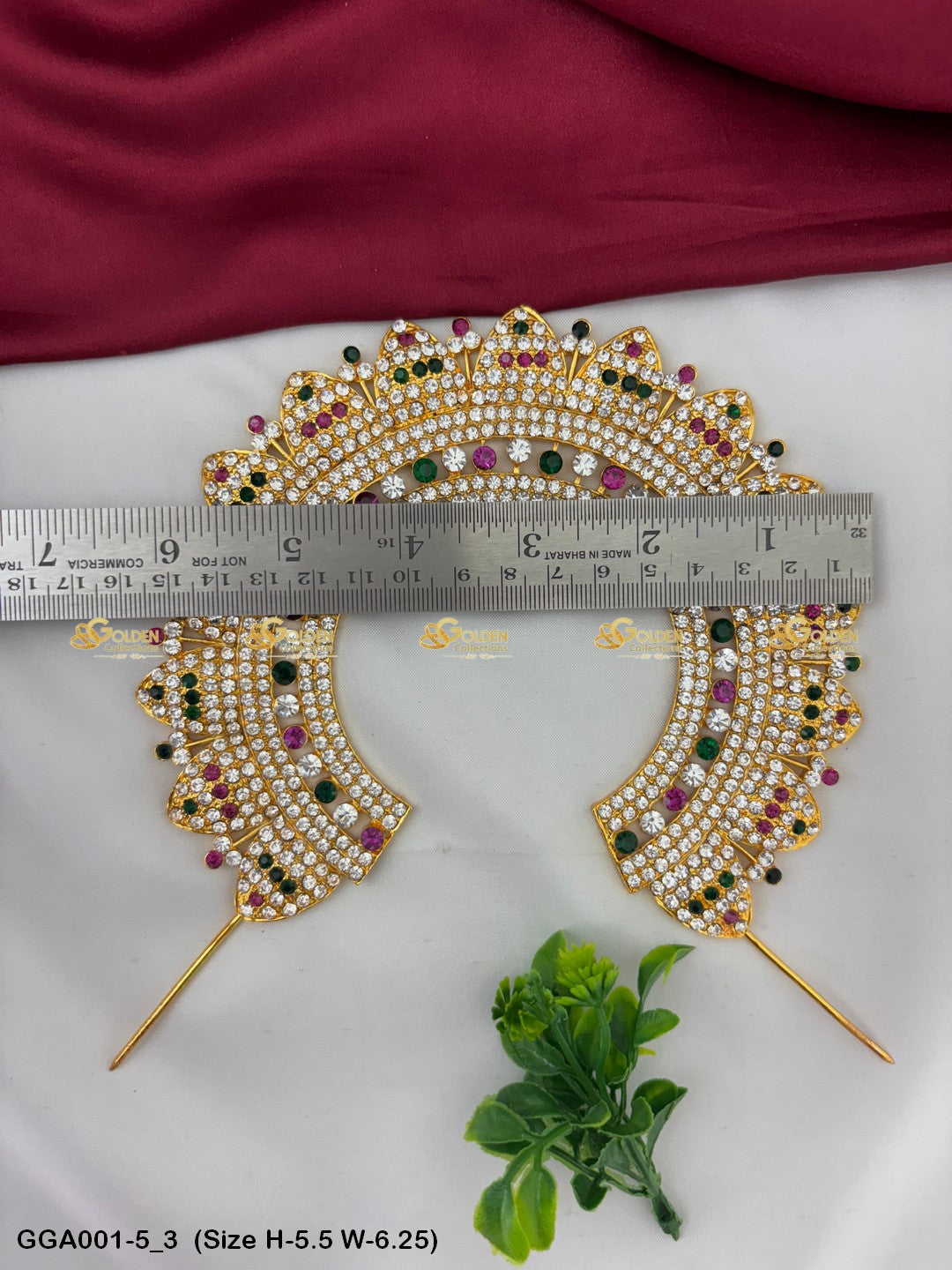 Deity Arch For Goddess Size: 5.5 x 6.25, Color: Multi, Style: Deity Stone Arch Image 3