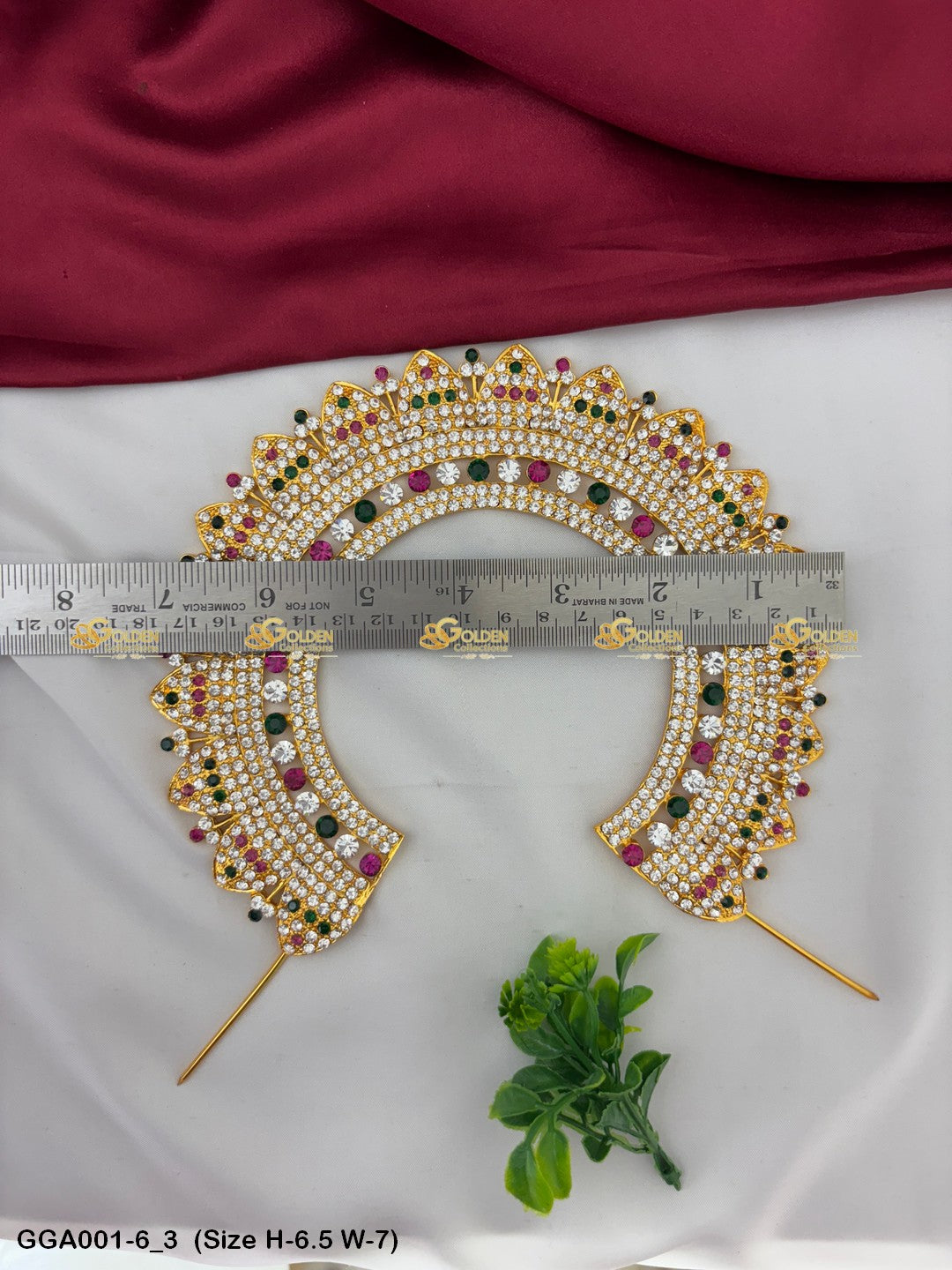 Deity Arch For Goddess Size: 6.5 x 7, Color: Multi, Style: Deity Stone Arch Image 3