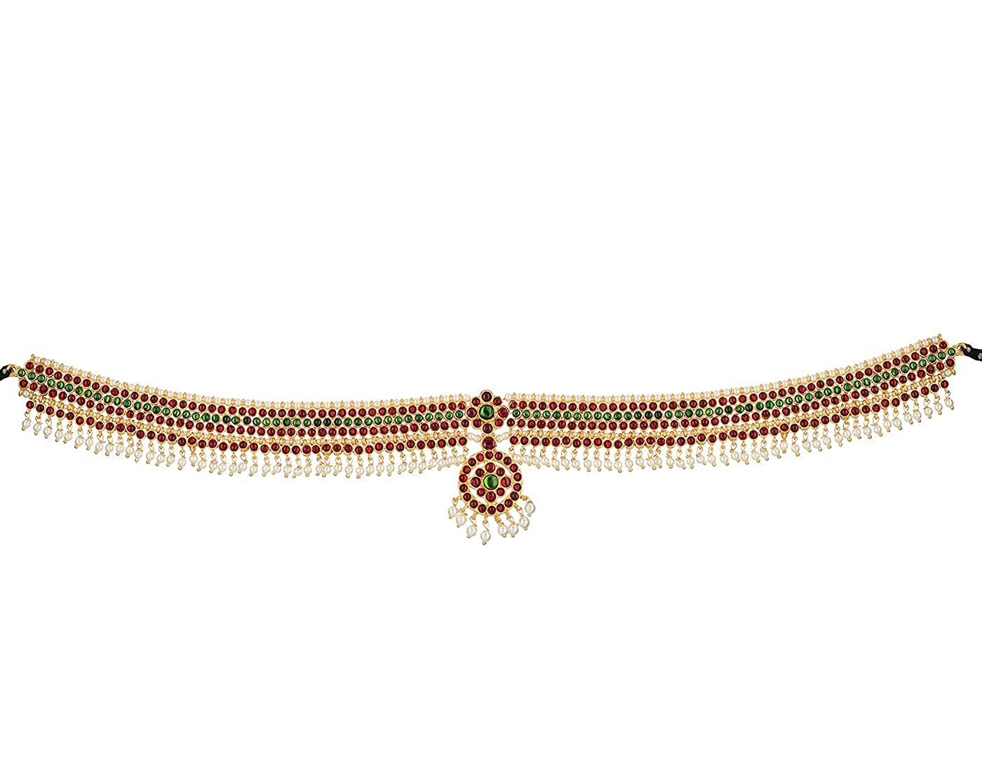 Intricate Bharatanatyam Waist Belt - Golden Collections
