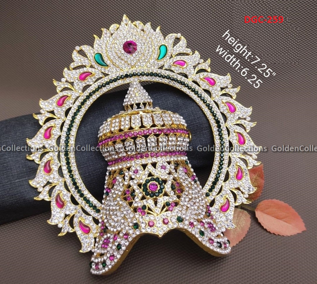 Goddess Crown In Indian Culture - Goldencollections DGC-259