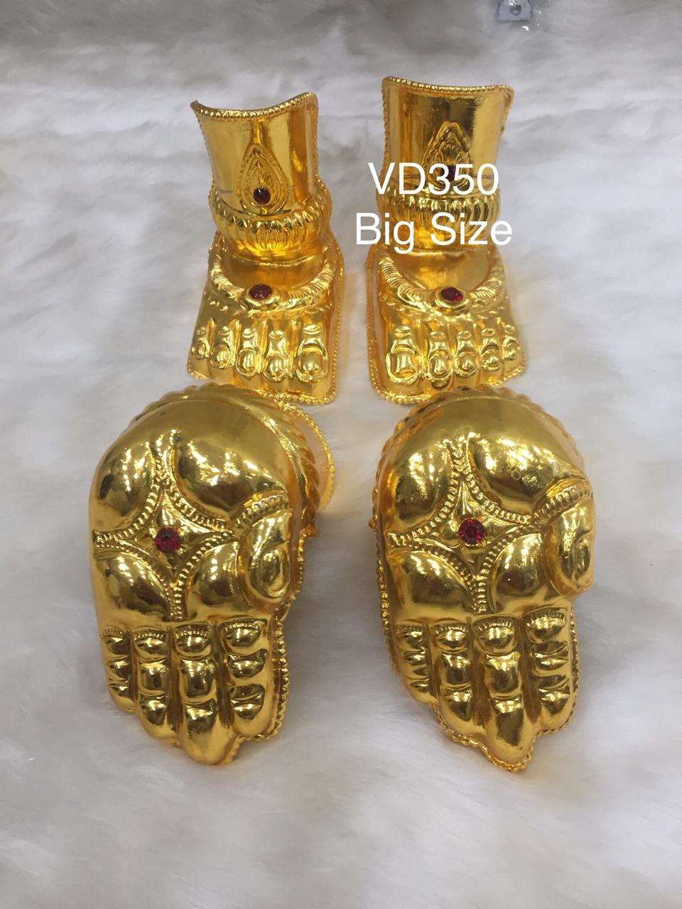 Varalakshmi Doll with Gold Plated Hands and Legs Hastam Padam | GoldenCollections