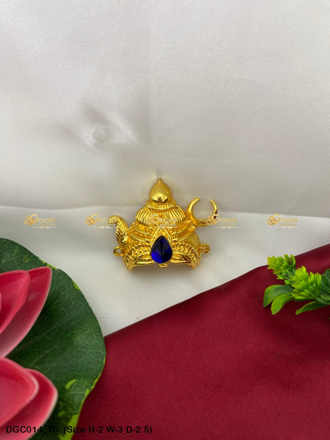 Gold Plated Crown - Elegant Adornments - GoldenCollections DGC-014