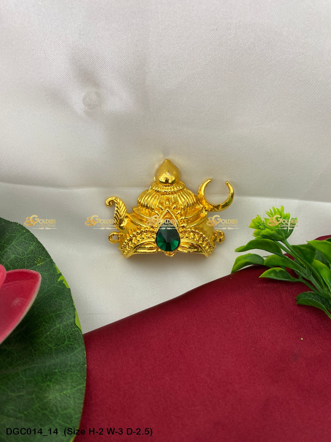 Gold Plated Crown - Elegant Adornments - GoldenCollections DGC-014