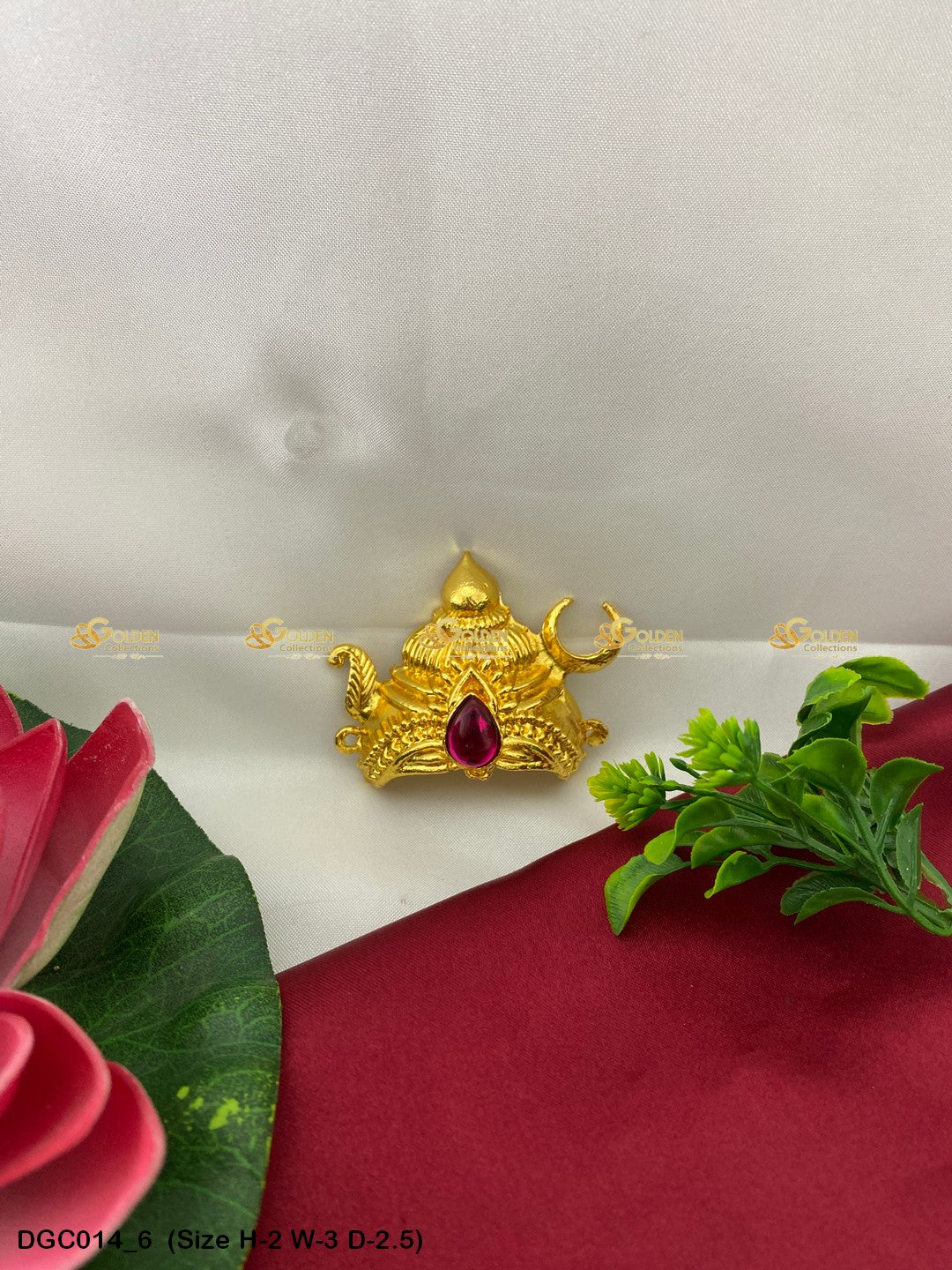 Gold Plated Crown - Elegant Adornments - GoldenCollections DGC-014