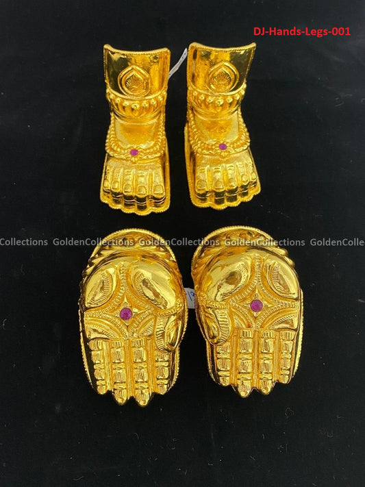 Gold Plated Hands and Legs Hastam Padam for Varalakshmi Doll | GoldenCollections