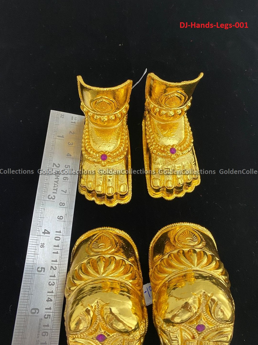 Gold Plated Hands and Legs Hastam Padam for Varalakshmi Doll | GoldenCollections 3