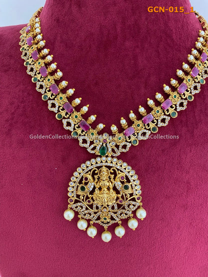 Gold Plated Set Design : Online Shopping One Gram Jewellery GoldenCollections 2