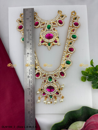 Long Haram Jewellery Elegance Redefined Size: 8 X 5.5, Color: Multi, Style: 2 Step Image 2