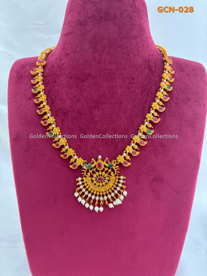 Necklaces For Women : Antique Costume Necklace Golden Collections 