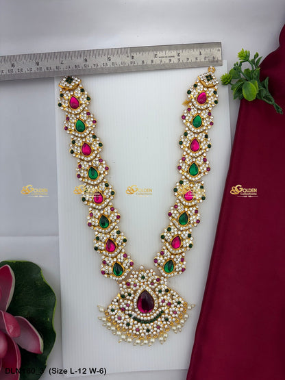 Ornate Temple Deity Long Necklace Timeless Beauty Size: 12 X 6, Color: Multi, Style: 1 Step Image 3