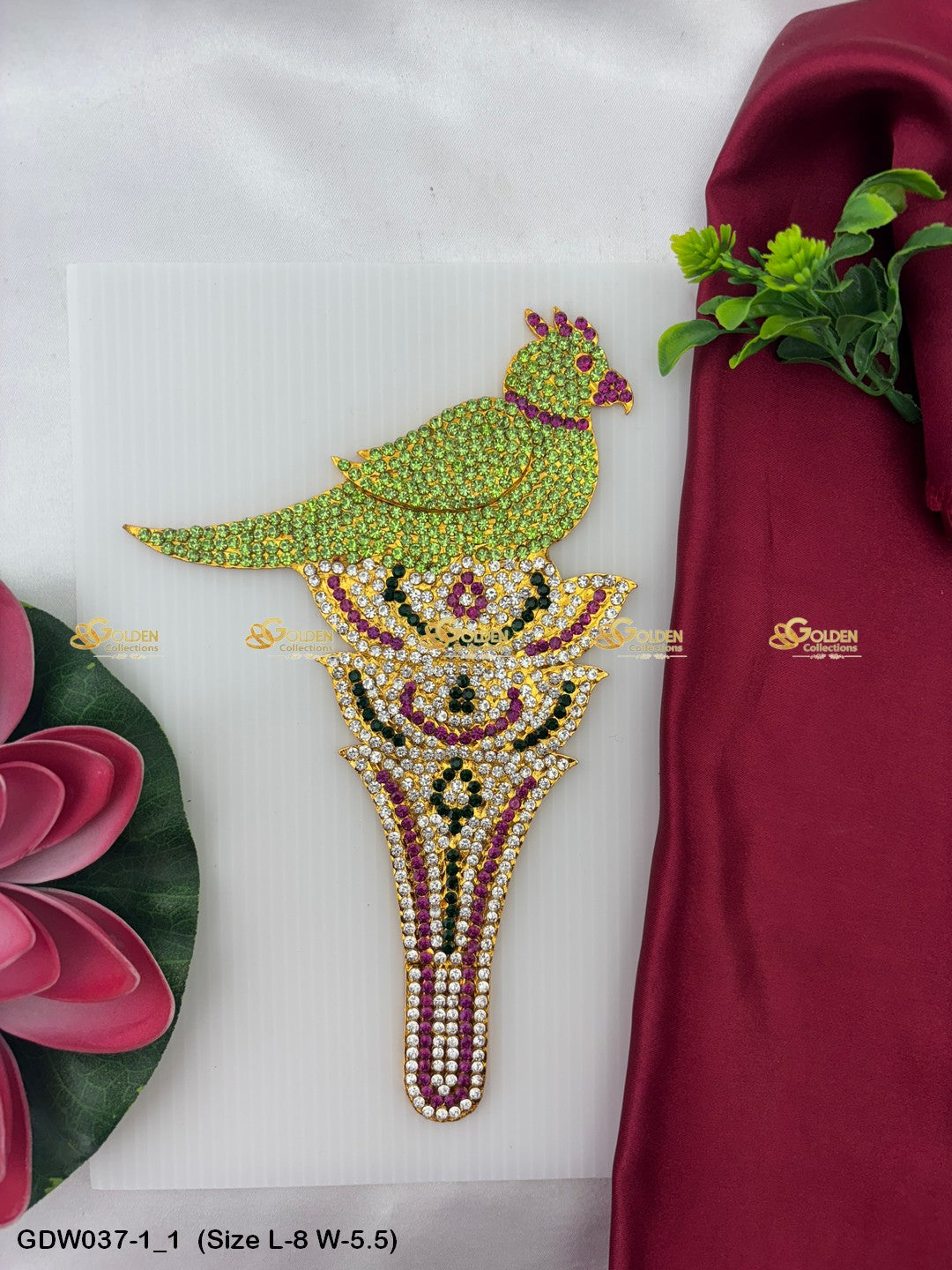 Parrot Symbolism In Goddess Imagery Goldencollections Size: 8 x 5.5, Color: Green, Style: Parrot Image 1