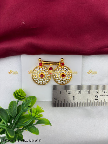 pustal thadu for god goddess divine mangalsutra goldencollections Size: 3 x 4, Color: White, Style: Mangal Sutram Image 3