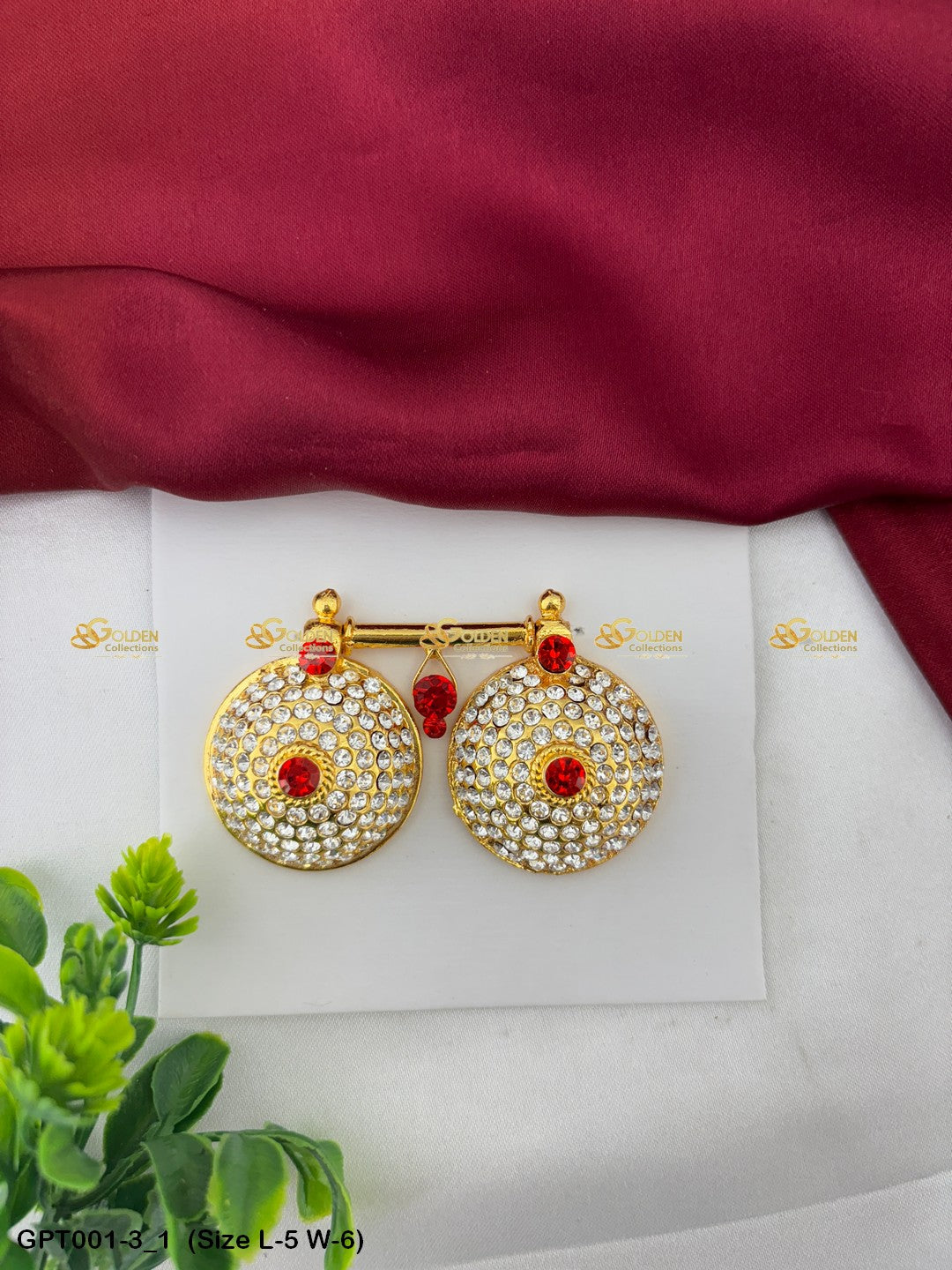 pustal thadu for god goddess divine mangalsutra goldencollections Size: 5 x 6, Color: White, Style: Mangal Sutram Image 1