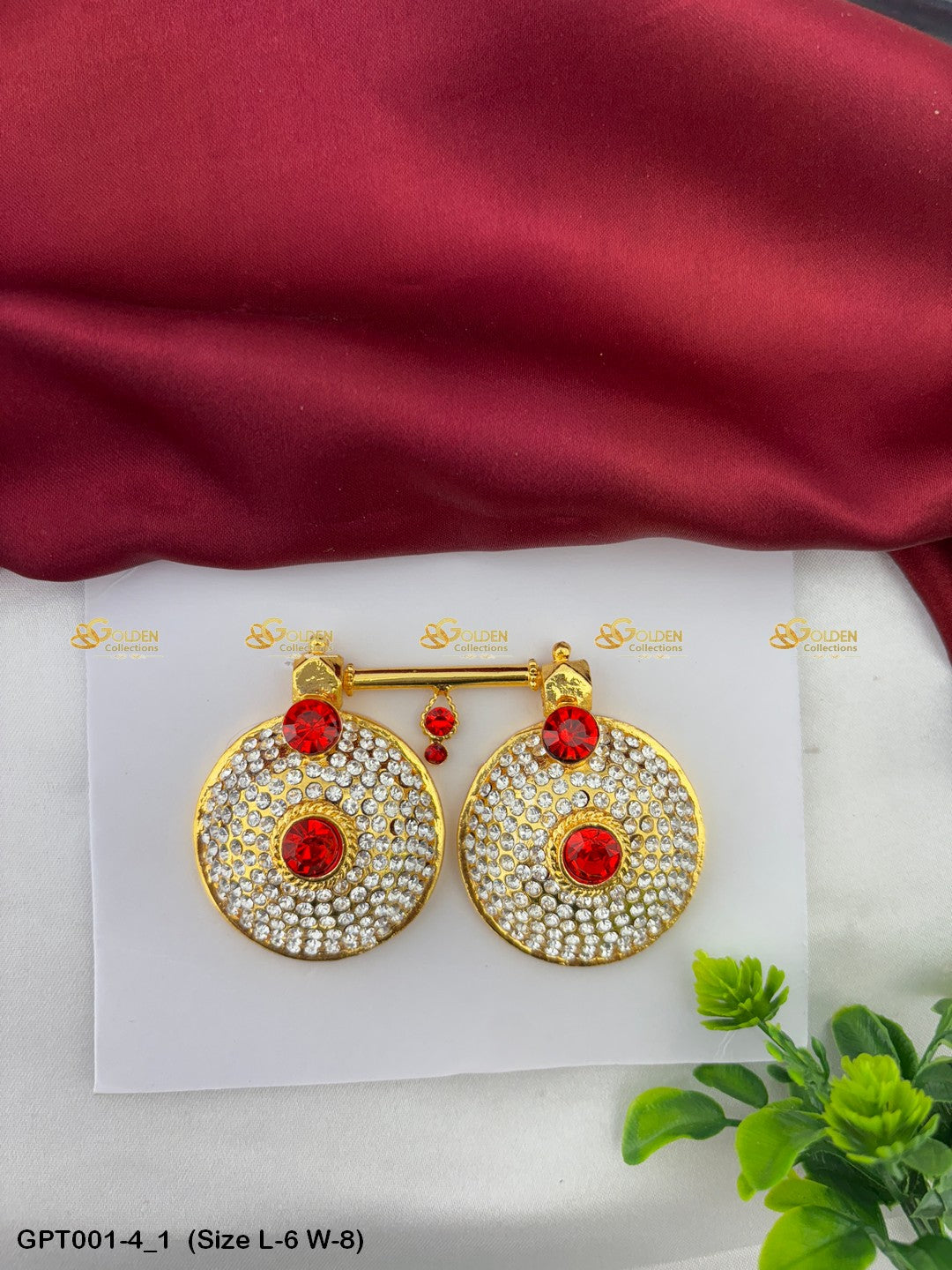 pustal thadu for god goddess divine mangalsutra goldencollections Size: 6 x 8, Color: White, Style: Mangal Sutram Image 1