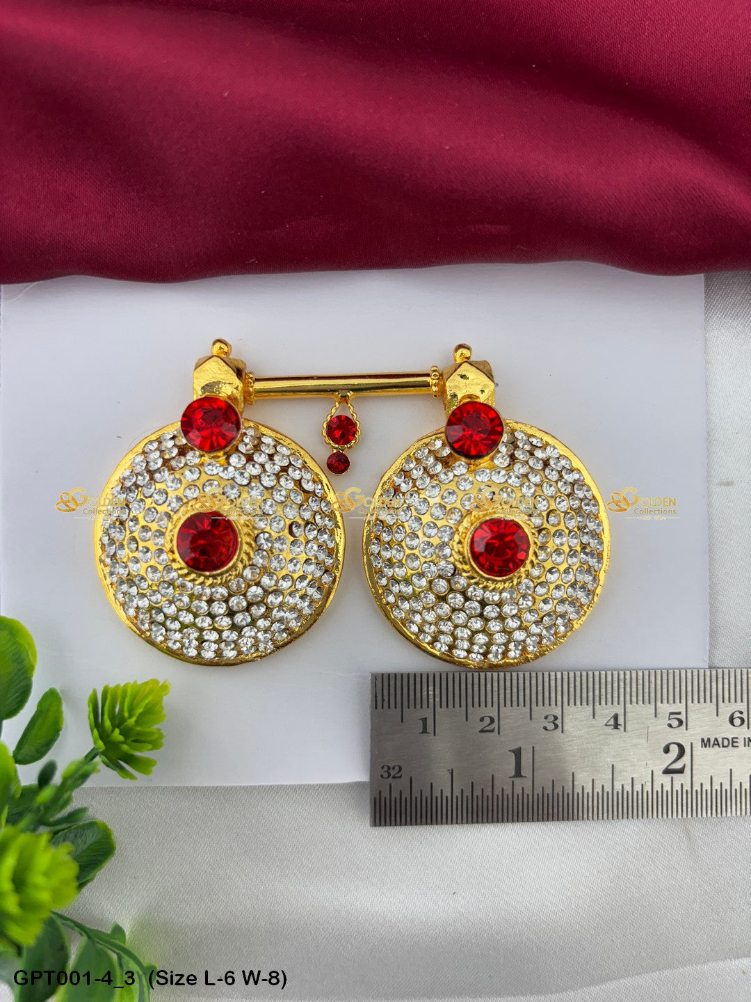 pustal thadu for god goddess divine mangalsutra goldencollections Size: 6 x 8, Color: White, Style: Mangal Sutram Image 3