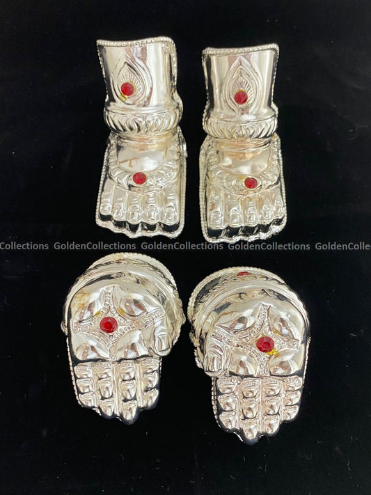 Silver-Plated Hands and Legs for God Goddess Goldencollections