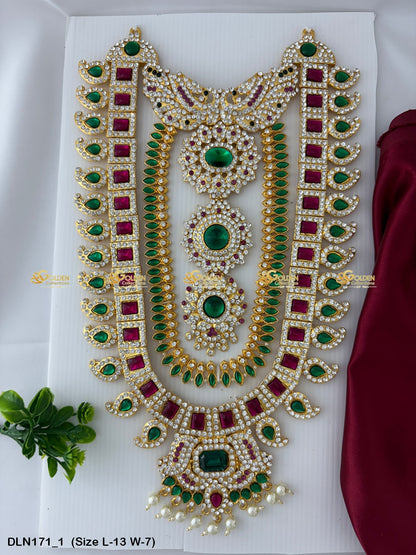 Timeless Beauty In Deity Long Haram Size: 13 X 7, Color: Multi, Style: Chest Image 1