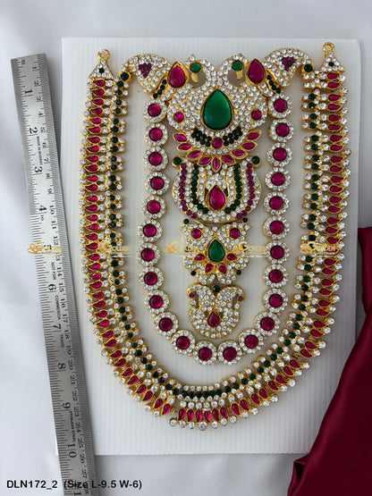 Timeless Elegance In Deity Long Haram Size: 9.5 X 6, Color: Multi, Style: Chest Image 2