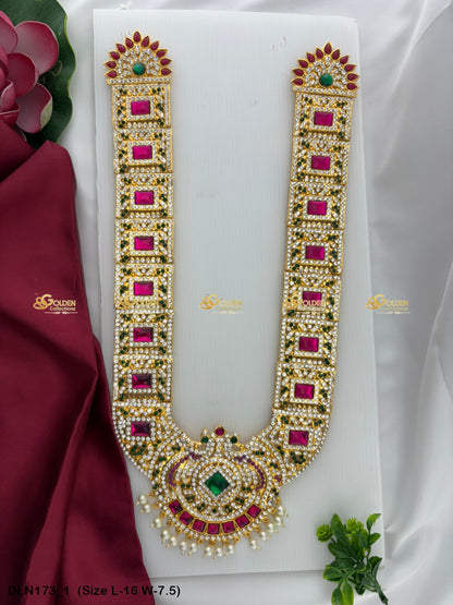 Timeless Elegance Long Necklace Divine Goddess Size: 16 X 7.5, Color: Multi, Style: 1 Step Image 1