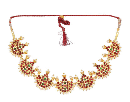 Exquisite Bharatanatyam Short Necklace