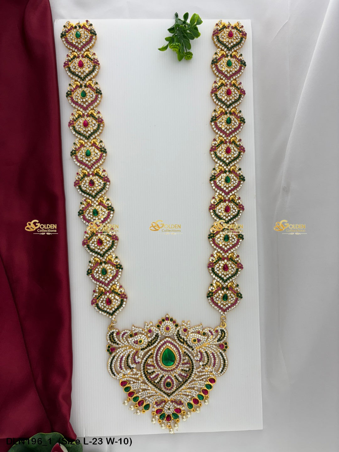 Triple Layered Necklace With Deity Charms Goldencollections Size: 23 X 10, Color: Multi, Style: 1 Step Image 1