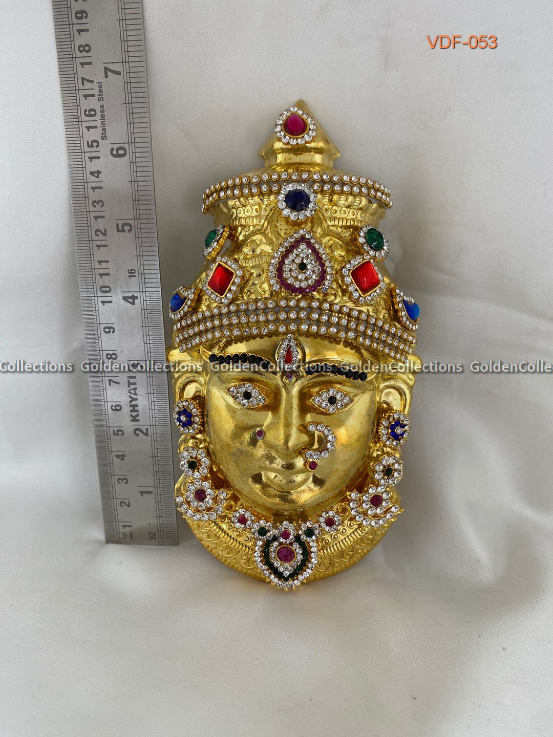 Varalakshmi Brass Face with Full Jewellery Decoration VDF-053 2