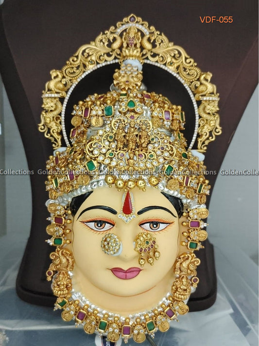 Varalakshmi Face Kundan Stone Decorated Full Face Jewellery VDF-055