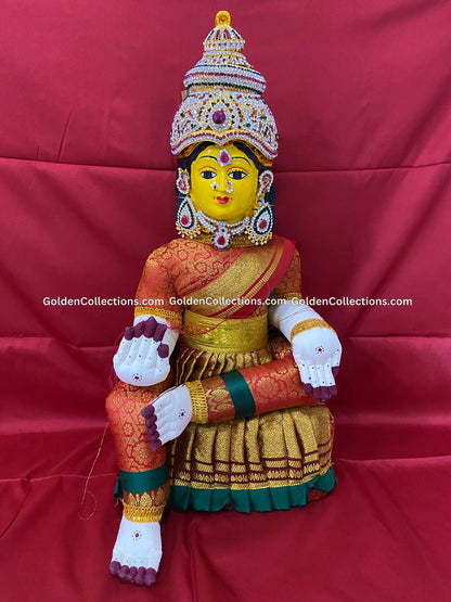 Divine Lakshmi Varalakshmi Vratham Doll - Jewellery